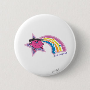 Little Miss Bad & Regenbogen Button
