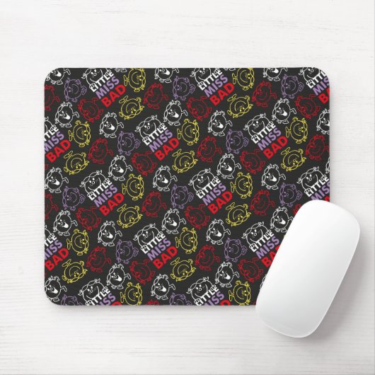 Little Miss Bad | Schwarzes, Rotes und Gelbes Must Mousepad (Mit Mouse)