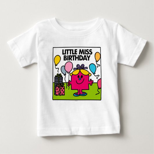 Little Miss Birthday | Geschenke & Balloons Baby T-shirt (Vorderseite)