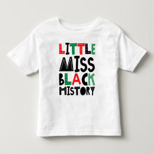 Little Miss Black History Month Kleinkind T-shirt