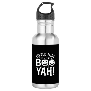 Little Miss Booyah Halloween-Kürbisdesign_1 Edelstahlflasche