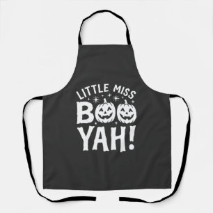 Little Miss Booyah Halloween-Kürbisdesign_1 Schürze