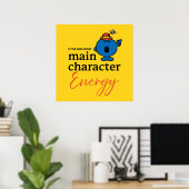 Little Miss Bossy Hauptfigur Energie Poster (Heimbüro)
