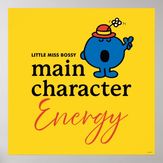 Little Miss Bossy Hauptfigur Energie Poster (Vorne)