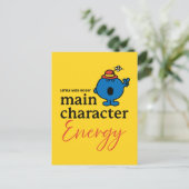 Little Miss Bossy Hauptfigur Energie Postkarte (Stehend Vorderseite)