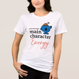Little Miss Bossy Hauptfigur Energie Tri-Blend Shirt