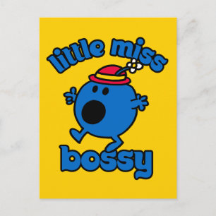 Little Miss Bossy ist auf dem Weg Postkarte