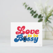 Little Miss Bossy | Liebe zu besetzen Postkarte (Stehend Vorderseite)
