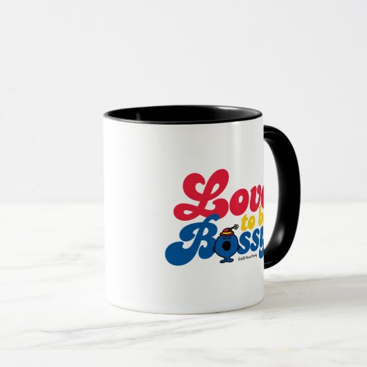 Little Miss Bossy | Liebe zu besetzen Tasse (VorderseiteRechts)