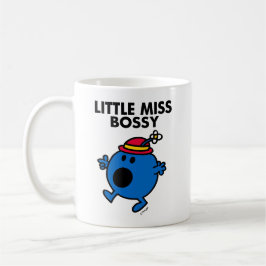 Little Miss Bossy | Schwarze Schrift Kaffeetasse