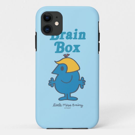 Little Miss Brainy | Brain Box Case-Mate iPhone Hülle (Rückseite)