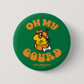 Little Miss Busy Oh mein Gourmet Halloween Button (Vorderseite)