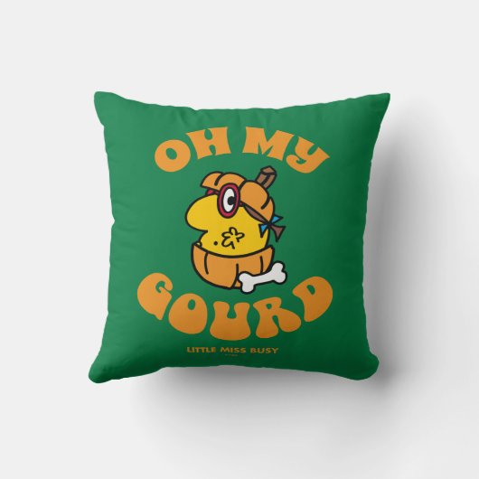 Little Miss Busy Oh mein Gourmet Halloween Kissen (Rückseite)