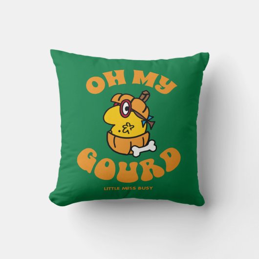 Little Miss Busy Oh mein Gourmet Halloween Kissen (Vorderseite)