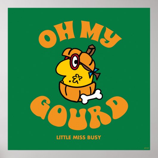 Little Miss Busy Oh mein Gourmet Halloween Poster (Vorne)