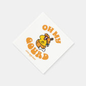 Little Miss Busy Oh mein Gourmet Halloween Serviette (Ecke)