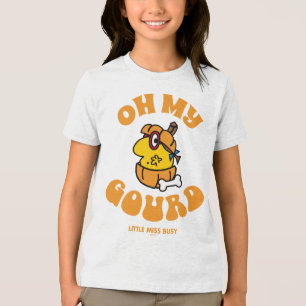 Little Miss Busy Oh mein Gourmet Halloween Tri-Blend Shirt