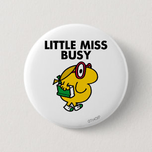 Little Miss Busy Reading Time Button