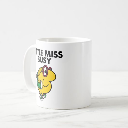 Little Miss Busy | Reading Time Kaffeetasse (Vorderseite Links)