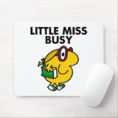 Little Miss Busy | Reading Time Mousepad (Mit Mouse)