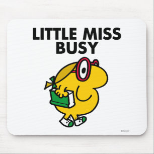 Little Miss Busy   Reading Time Mousepad