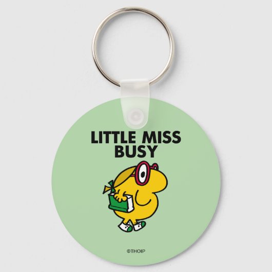 Little Miss Busy | Reading Time Schlüsselanhänger (Vorderseite)