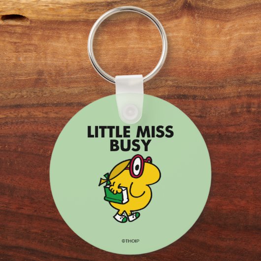 Little Miss Busy | Reading Time Schlüsselanhänger (Vorderseite)