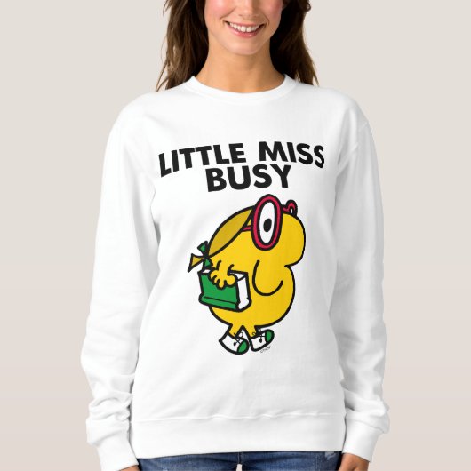 Little Miss Busy | Reading Time Sweatshirt (Vorderseite)