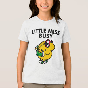Little Miss Busy   Reading Time Tri-Blend Shirt