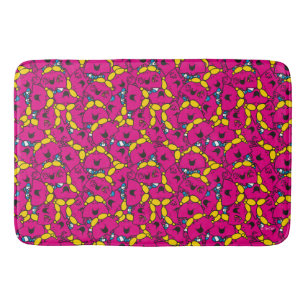 Little Miss Chatterbox Hellrosa Muster Badematte