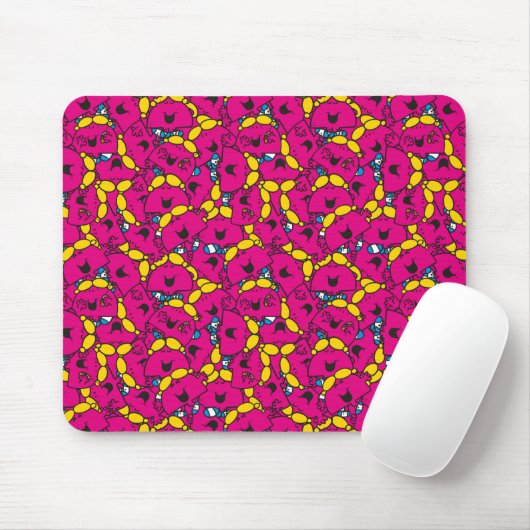 Little Miss Chatterbox | Hellrosa Muster Mousepad (Mit Mouse)