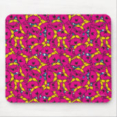 Little Miss Chatterbox | Hellrosa Muster Mousepad (Vorne)