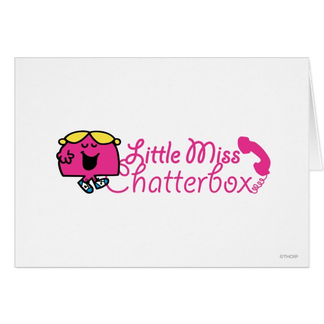 Little Miss Chatterbox | Telefonkabelschrift (Vorderseite (Horizontal))