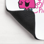 Little Miss Chatterbox | Telefonkabelschrift Mousepad (Ecke)