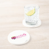 Little Miss Chatterbox | Telefonkabelschrift Sandstein Untersetzer (Seite)