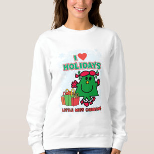 Little Miss Christmas I Liebe Urlaub Sweatshirt