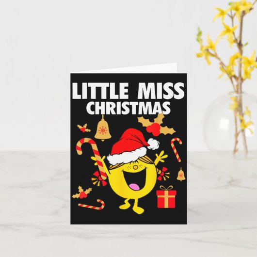 Little Miss Christmas Karte (Gelbe Blume)