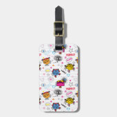 Little Miss Classic Muster Gepäckanhänger (Vorderseite vertikal)