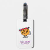 Little Miss Classic Muster Gepäckanhänger (Rückseite vertikal)