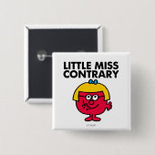 Little Miss Contrary Button (Vorne & Hinten)