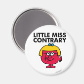 Little Miss Contrary Magnet (Vorderseite/Rückseite)