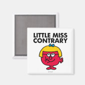 Little Miss Contrary Magnet (Vorderseite/Rückseite)