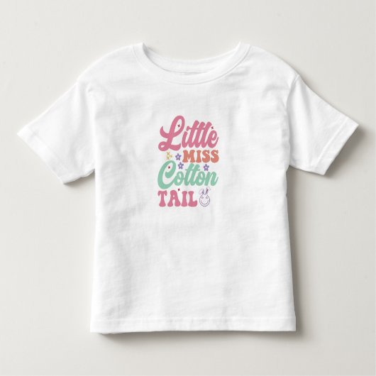 Little Miss Cotton Schwanz Kleinkind T-shirt (Vorderseite)