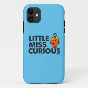 Little Miss Curious Schwarze Schrift Case-Mate iPhone Hülle