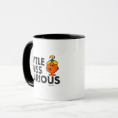 Little Miss Curious | Schwarze Schrift Tasse (Vorderseite Links)