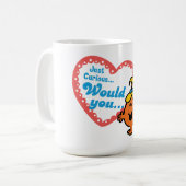 Little Miss Curious | Valentine Kaffeetasse (Vorderseite Links)