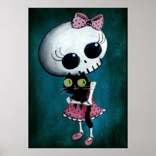 Little Miss Death - Halloween Beauty Poster (Vorne)