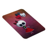 Little Miss Death Valentine Girl Magnet (Rechte Seite)