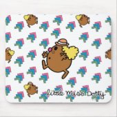 Little Miss Dotty | Farbige Punkte Mousepad (Vorne)