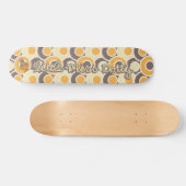 Little Miss Dotty | Farbige Punkte Skateboard (Horizontal)